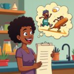 Fun visualization technique for everyday memory improvement - turning groceries into characters